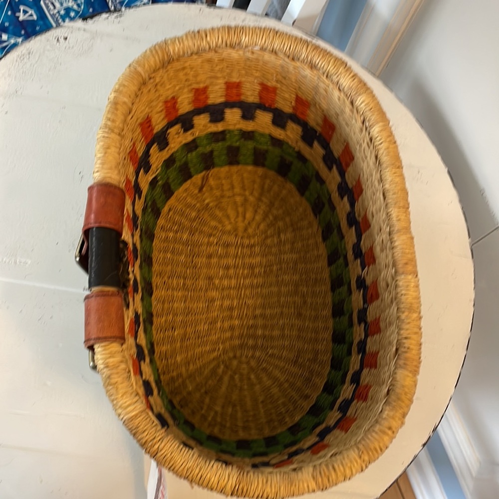 African market bicycle basket multicolored - Picture 6 of 15